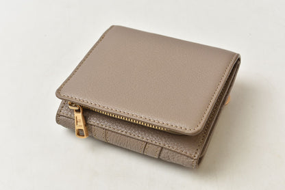 シーバイクロエ 財布 SEE BY CHLOE 2つ折り財布 HANA/ハナ MOTTYGREY/グレー コンパクトウォレット レディース【中古】