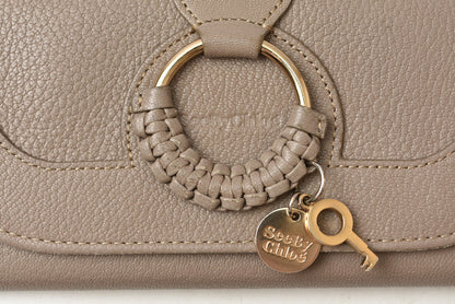 シーバイクロエ 財布 SEE BY CHLOE 長財布 HANA/ハナ MOTTYGREY/グレー レディース【中古】