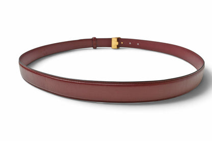 カルティエ ベルト ヴィンテージ レザー Cartier マスト ドゥ カルティエ ボルドー フリーサイズ【中古】