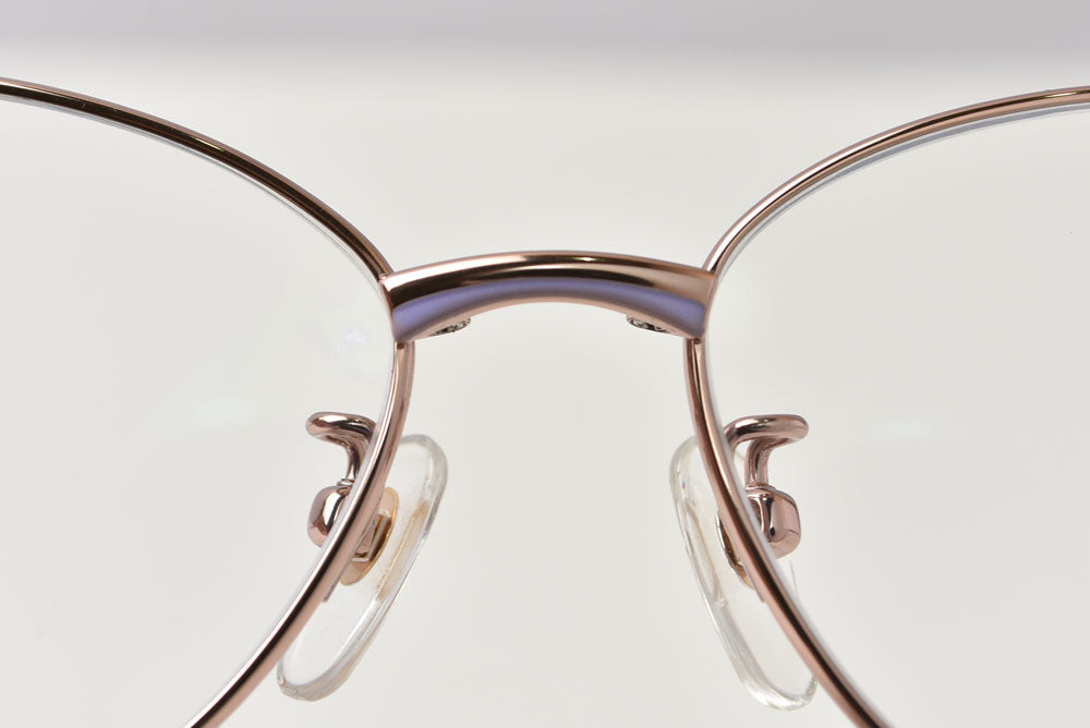 サンローラン サングラス/度入り眼鏡/アイウェア SAINT LAURENT YSLロゴ パープル/ゴールド レディース【中古】