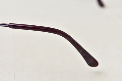 サンローラン サングラス/度入り眼鏡/アイウェア SAINT LAURENT YSLロゴ パープル/ゴールド レディース【中古】