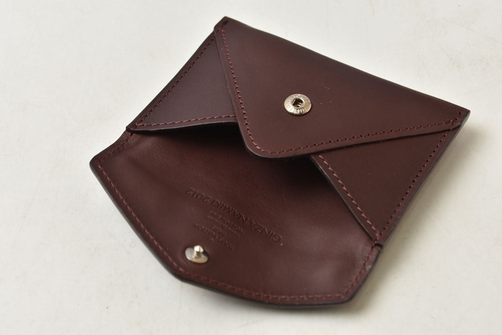 ルイヴィトン コインケース/カードケース LOUIS VUITTON 銀座並木通り店2012限定ノベルティ バーガンディ【中古】