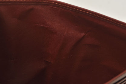 カルティエ 折財布/二つ折り財布 ヴィンテージ Cartier 札入れ メンズ マスト ドゥ カルティエ ボルドー【中古】