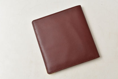 カルティエ 折財布/二つ折り財布 ヴィンテージ Cartier 札入れ メンズ マスト ドゥ カルティエ ボルドー【中古】