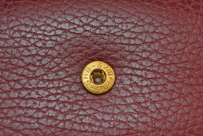 カルティエ 折財布/三つ折り ヴィンテージ Cartier がま口財布 マスト ドゥ カルティエ ボルドー 【中古】