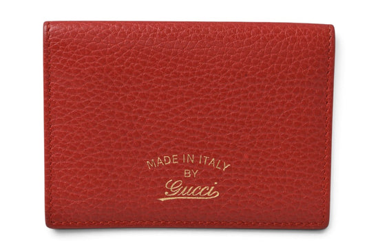 グッチ カードケース/名刺入れ/パスケース GUCCI スウィング/SWING レッド 354500 【中古】