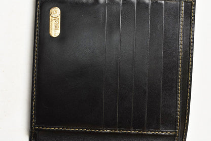 フェンディ 財布 FENDI ペカン柄 二つ折り財布 ヴィンテージ ブラック/グレー レディース メンズ【中古】