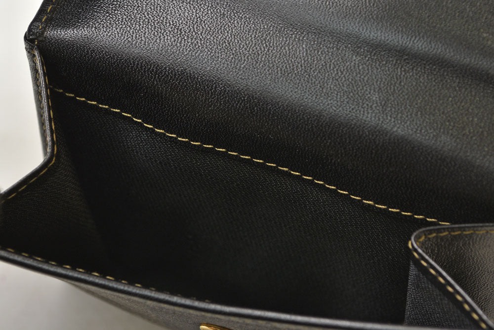 フェンディ 財布 FENDI ペカン柄 二つ折り財布 ヴィンテージ ブラック/グレー レディース メンズ【中古】