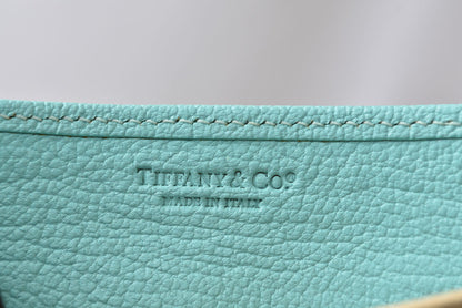 ティファニー ジュエリーケース TIFFANY&Co. ティファニーブルー レザー 小物入れ アクセサリーケース ポーチ レディース【中古】