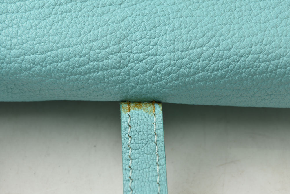 ティファニー ジュエリーケース TIFFANY&Co. ティファニーブルー レザー 小物入れ アクセサリーケース ポーチ レディース【中古】