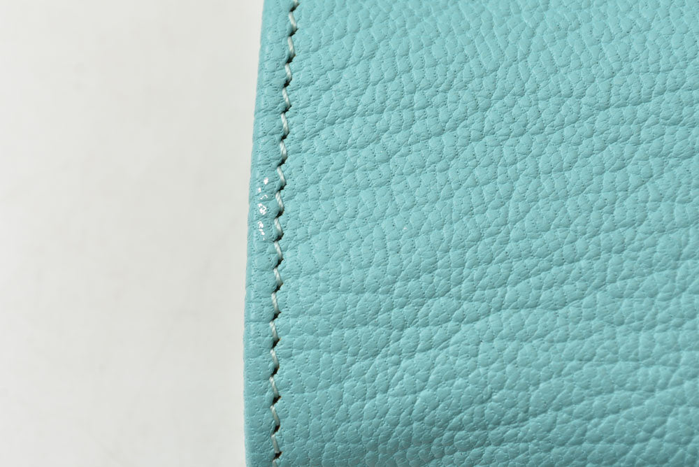 ティファニー ジュエリーケース TIFFANY&Co. ティファニーブルー レザー 小物入れ アクセサリーケース ポーチ レディース【中古】