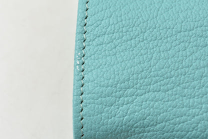 ティファニー ジュエリーケース TIFFANY&Co. ティファニーブルー レザー 小物入れ アクセサリーケース ポーチ レディース【中古】