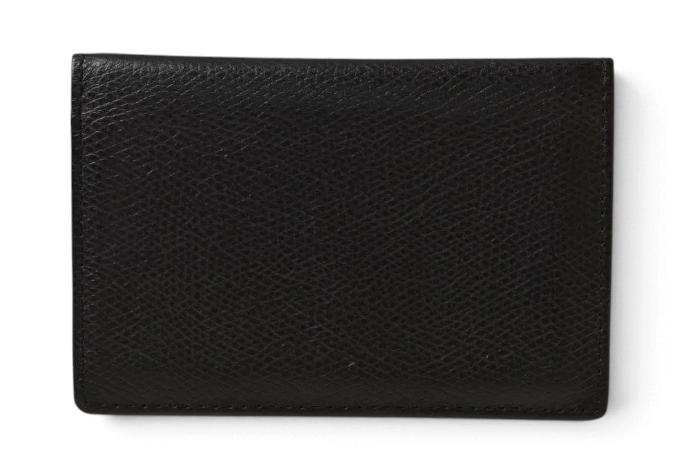 ティファニー カードケース/名刺入れ Tiffany&co. レザー ブラック メンズ/レディース【中古】
