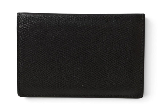 ティファニー カードケース/名刺入れ Tiffany&co. レザー ブラック メンズ/レディース【中古】