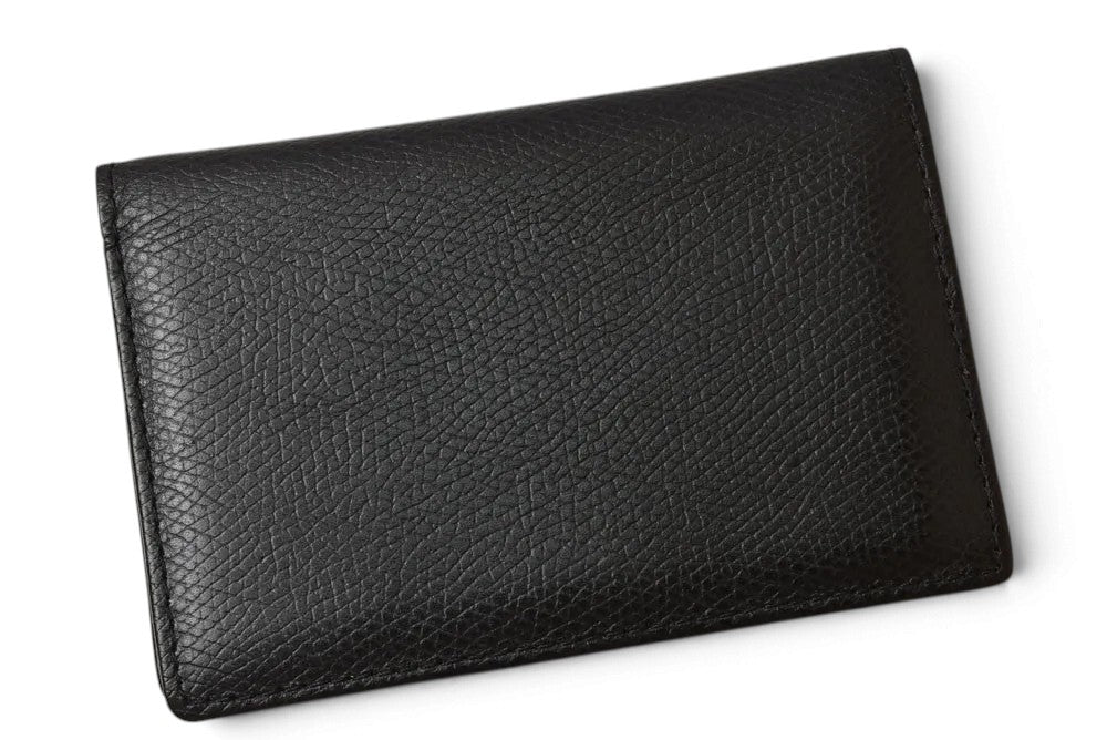 ティファニー カードケース/名刺入れ Tiffany&co. レザー ブラック メンズ/レディース【中古】