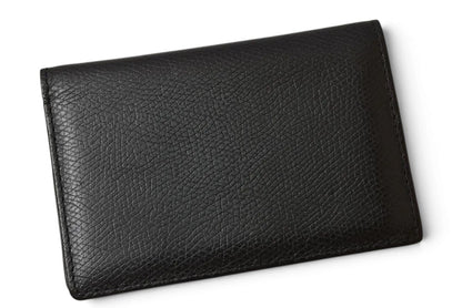 ティファニー カードケース/名刺入れ Tiffany&co. レザー ブラック メンズ/レディース【中古】