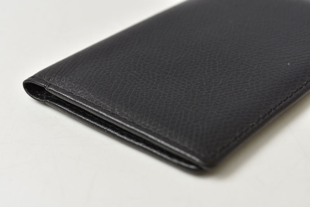 ティファニー カードケース/名刺入れ Tiffany&co. レザー ブラック メンズ/レディース【中古】