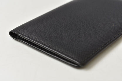 ティファニー カードケース/名刺入れ Tiffany&co. レザー ブラック メンズ/レディース【中古】