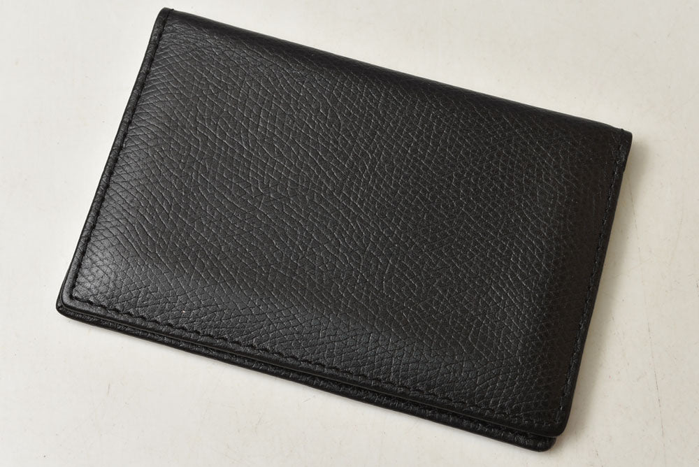 ティファニー カードケース/名刺入れ Tiffany&co. レザー ブラック メンズ/レディース【中古】