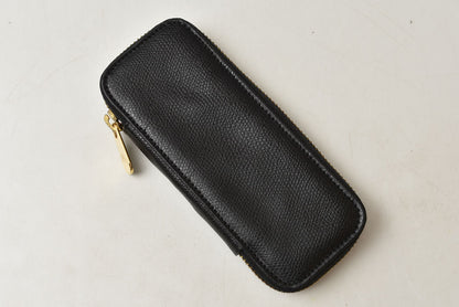 エトロ キーケース/キーホルダー ETRO 6連キーケース ファスナー式 ブラック レザー レディース/メンズ【中古】