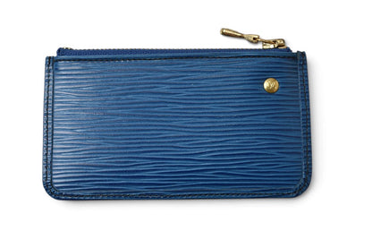 ルイヴィトン 小銭入れ/キーケース/コインケース ヴィンテージ LOUIS VUITTON エピ ポシェット クレ M63805 キーリング付き トレドブルー【中古】