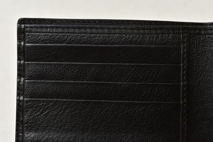 クリスチャン ディオール 財布 ヴィンテージ メンズ Christian Dior 二つ折り/折財布 レザー ブラック オールド【中古】