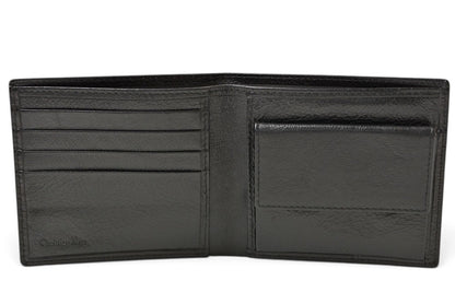 クリスチャン ディオール 財布 ヴィンテージ メンズ Christian Dior 二つ折り/折財布 レザー ブラック オールド【中古】