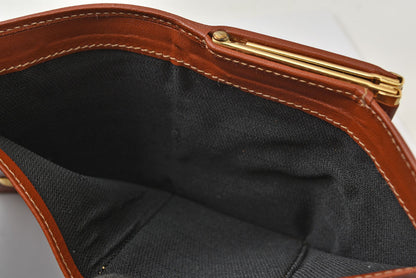 フェンディ 財布/がま口 FENDI ペカン柄 三つ折り財布 ヴィンテージ ブラウン レディース/メンズ【中古】