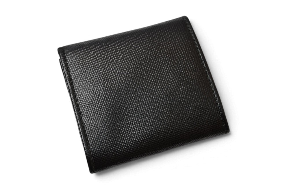 プラダ コインケース/小銭入れ PRADA サフィアーノ レザー 2MM287 ブラック コインパース/小銭入れ メンズ/レディース【中古】
