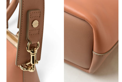 クロエ Chloe ベイリー 2WAYバッグ 3S0171 ハンドバッグ ショルダーバッグ 斜め掛け レザー ウェットサンド/コーラルリーフ レディース【中古】