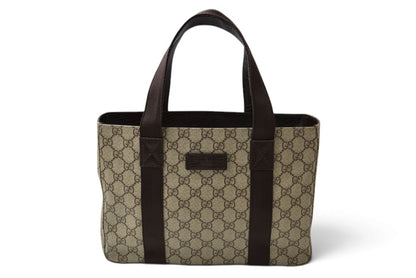 グッチ トートバッグ/ハンドバッグ GUCCI GGスプリーム 141976 PVC GGブラウン/ベージュ【中古】