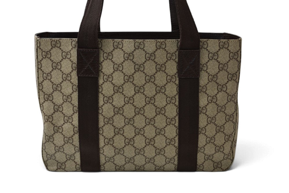 グッチ トートバッグ/ハンドバッグ GUCCI GGスプリーム 141976 PVC GGブラウン/ベージュ【中古】