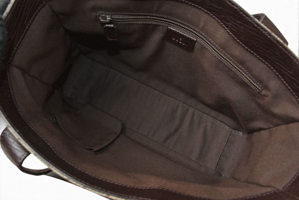 グッチ トートバッグ/ハンドバッグ GUCCI GGスプリーム 141976 PVC GGブラウン/ベージュ【中古】