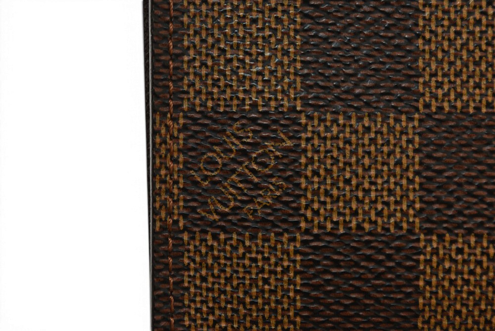 ルイヴィトン LOUIS VUITTON ダミエ アジェンダ ポッシュ R20703 手帳カバー オーガナイザー コンパクト 手帳ケース【中古】