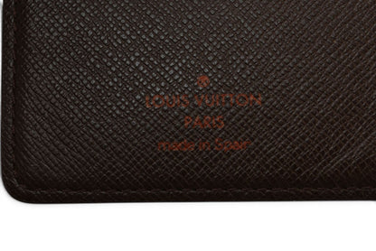 ルイヴィトン LOUIS VUITTON ダミエ アジェンダ ポッシュ R20703 手帳カバー オーガナイザー コンパクト 手帳ケース【中古】