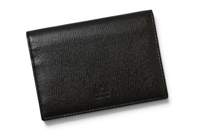 グッチ カードケース 名刺入れ パスケース GUCCI レザー ブラック 黒 メンズ レディース 【中古】