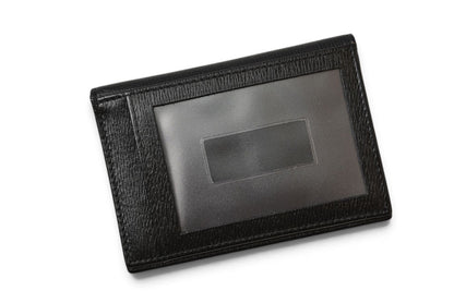 グッチ カードケース 名刺入れ パスケース GUCCI レザー ブラック 黒 メンズ レディース 【中古】
