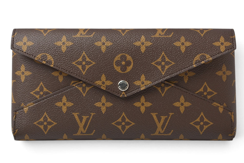 ルイヴィトン 長財布/クラッチバッグ LOUIS VUITTON マルチウォレット キリガミ オーガナイザー M12358 モノグラム サフランイエロー カードケース【中古】