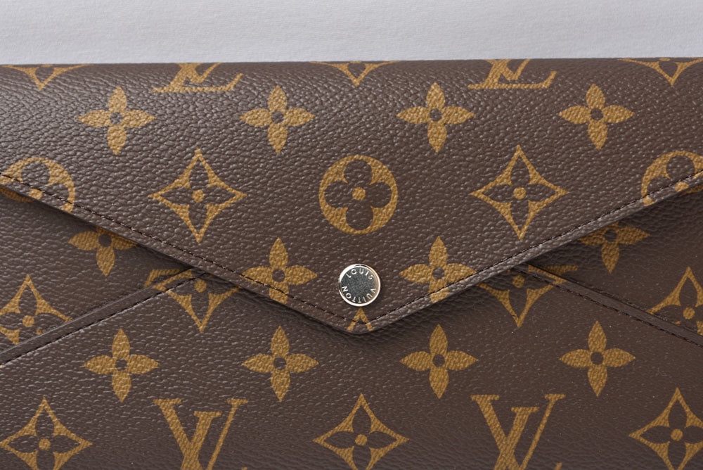 ルイヴィトン 長財布/クラッチバッグ LOUIS VUITTON マルチウォレット キリガミ オーガナイザー M12358 モノグラム サフランイエロー カードケース【中古】