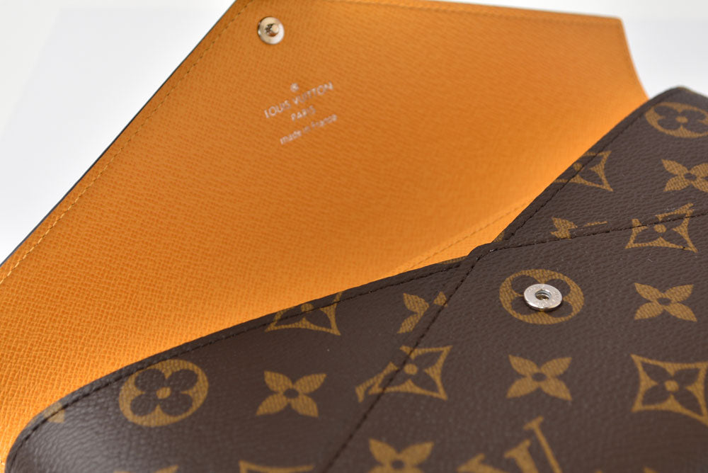 ルイヴィトン 長財布/クラッチバッグ LOUIS VUITTON マルチウォレット キリガミ オーガナイザー M12358 モノグラム サフランイエロー カードケース【中古】
