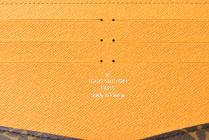 ルイヴィトン 長財布/クラッチバッグ LOUIS VUITTON マルチウォレット キリガミ オーガナイザー M12358 モノグラム サフランイエロー カードケース【中古】