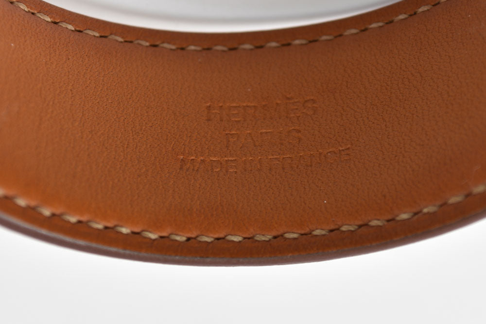 エルメス ブレスレット HERMES コリエドシアン24 #T2 バングル ブラウン/シルバー レディース/メンズ【中古】