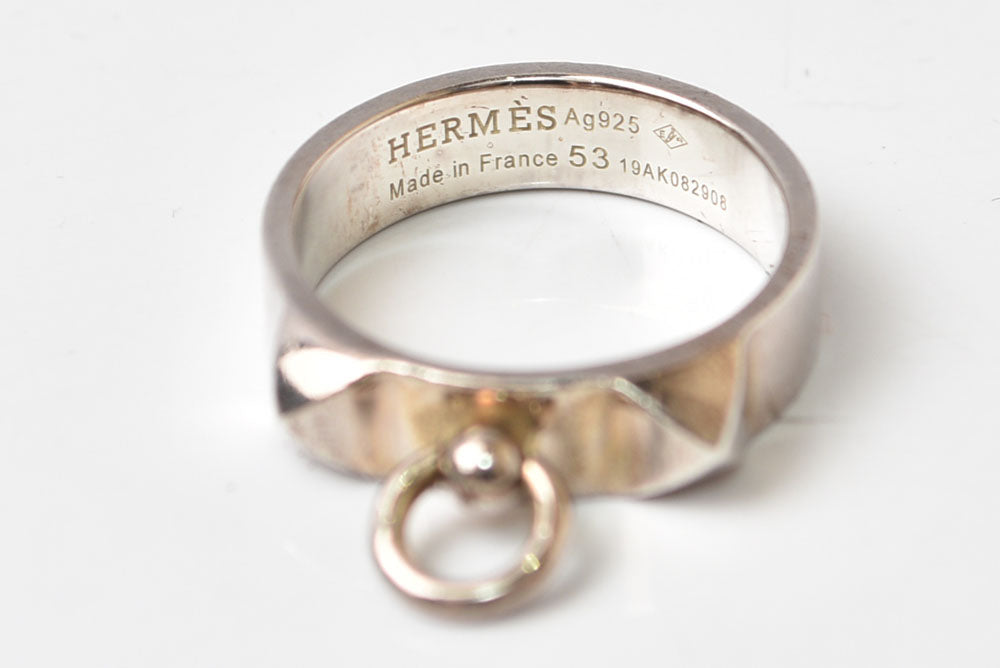 エルメス リング HERMES コリエドシアン リング 指輪 シルバー SV925 サイズ53 レディース/メンズ【中古】