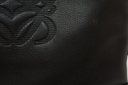 ロエベ ショルダーバッグ LOEWE ヴィンテージ アナグラム カーフスキン ブラック メンズ 斜め掛け【中古】