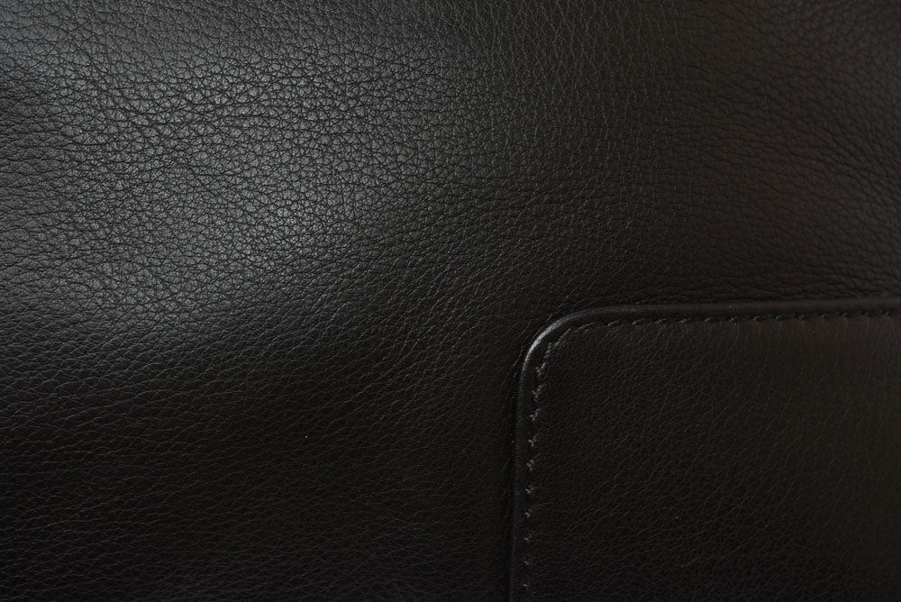 ロエベ ショルダーバッグ LOEWE ヴィンテージ アナグラム カーフスキン ブラック メンズ 斜め掛け【中古】