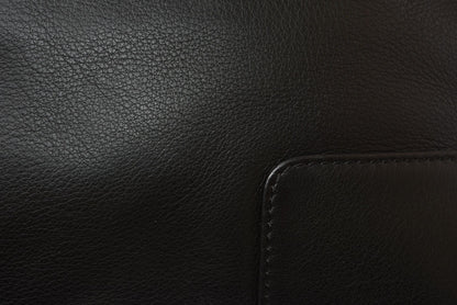 ロエベ ショルダーバッグ LOEWE ヴィンテージ アナグラム カーフスキン ブラック メンズ 斜め掛け【中古】
