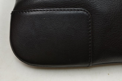 ロエベ ショルダーバッグ LOEWE ヴィンテージ アナグラム カーフスキン ブラック メンズ 斜め掛け【中古】