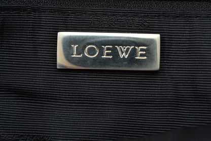 ロエベ ショルダーバッグ LOEWE ヴィンテージ アナグラム カーフスキン ブラック メンズ 斜め掛け【中古】