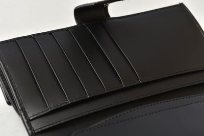 グッチ 財布 GUCCI 長財布 ヴィンテージ レザー ブラック 035.2067 【中古】