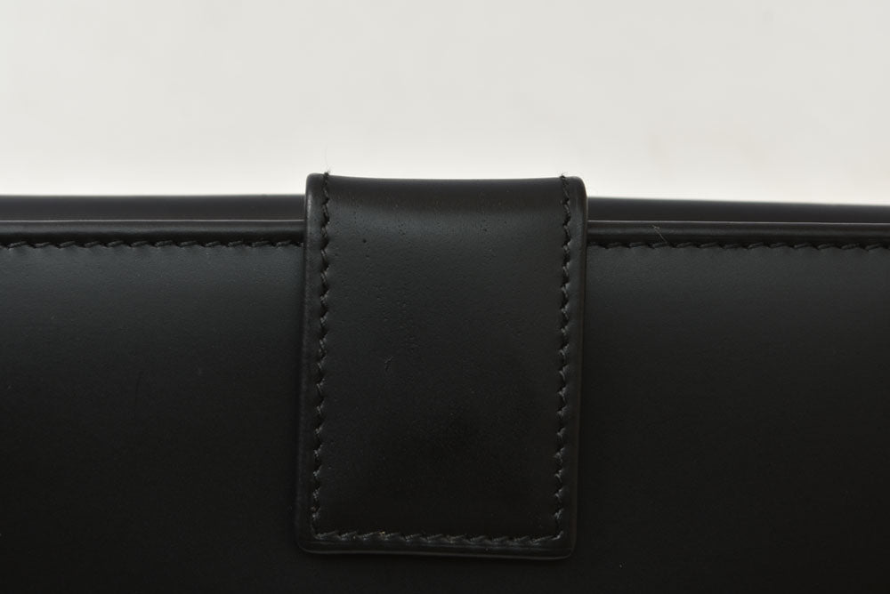 グッチ 財布 GUCCI 長財布 ヴィンテージ レザー ブラック 035.2067 【中古】